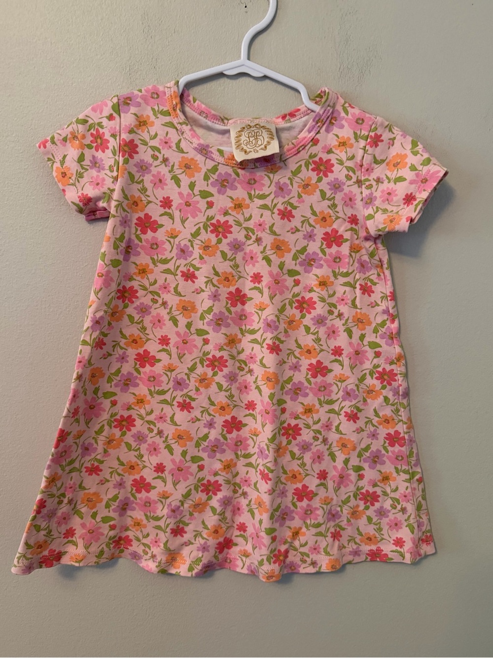 The Beaufort Bonnet Company Pink Floral Polly Play Dress
